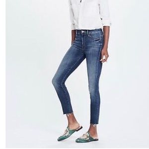 Mother Denim The Looker High Waisted Ankle Fray-29